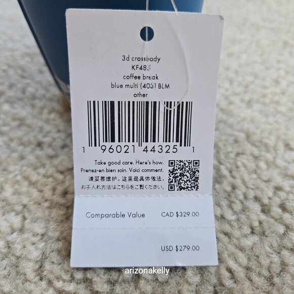 NWT kate spade Coffee Break 3D Crossbody New York NYC - Picture 6 of 14